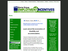 Tablet Screenshot of employmentincentives.org