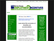 Tablet Screenshot of employmentincentives.com